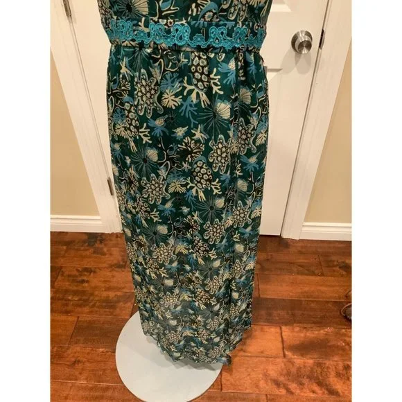 slim fit dress slacks ANNA SUI 90s Flower Power Dress • Medium – Love Street Vintage